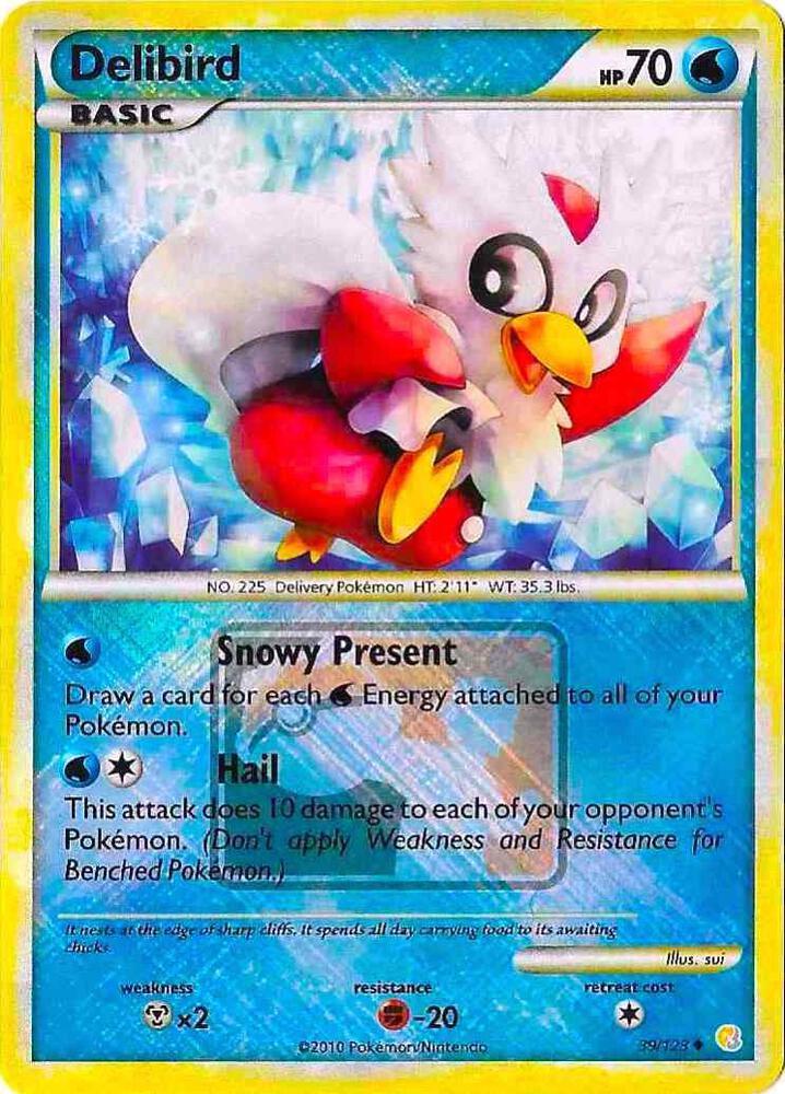 HeartGold & SoulSilver Delibird [League-Promo] Pokémon card